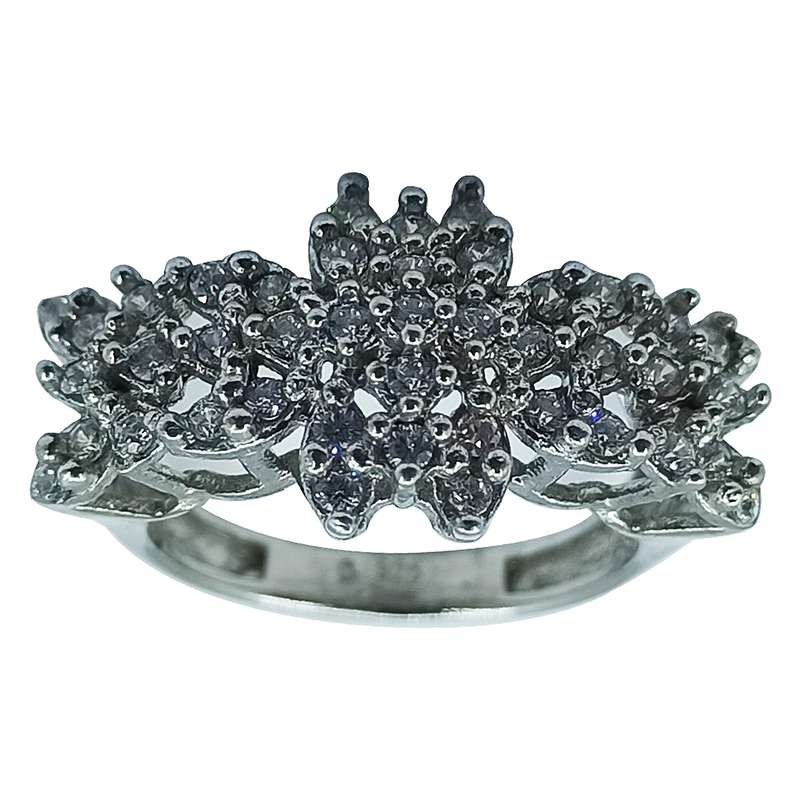 انگشتر نقره زنانه سلین کالا مدل برلیان ce-As218