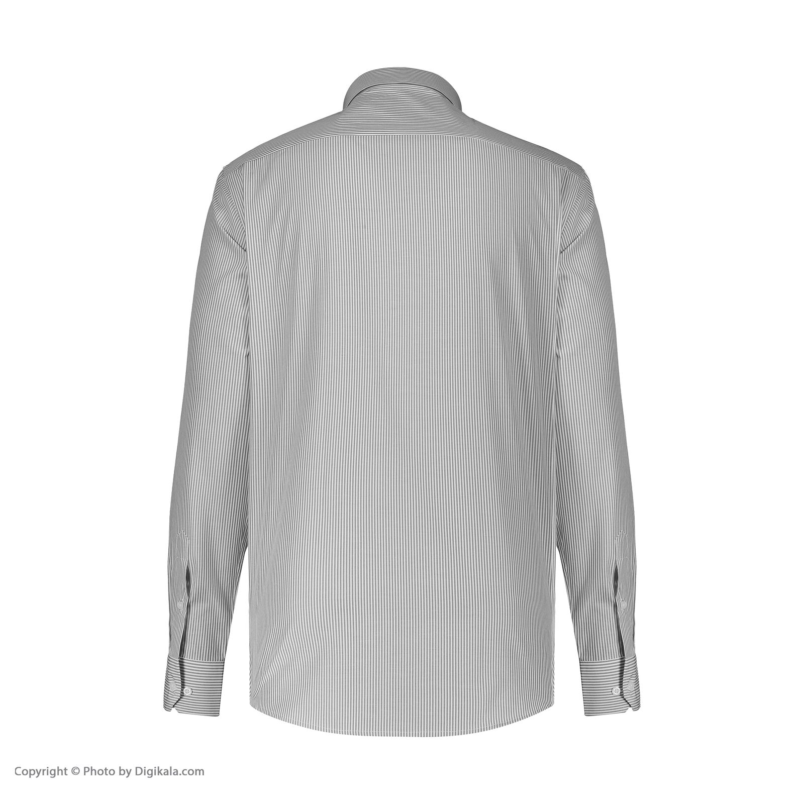 پیراهن آستین بلند مردانه ال سی من مدل 02181290-gray 404 -  - 4