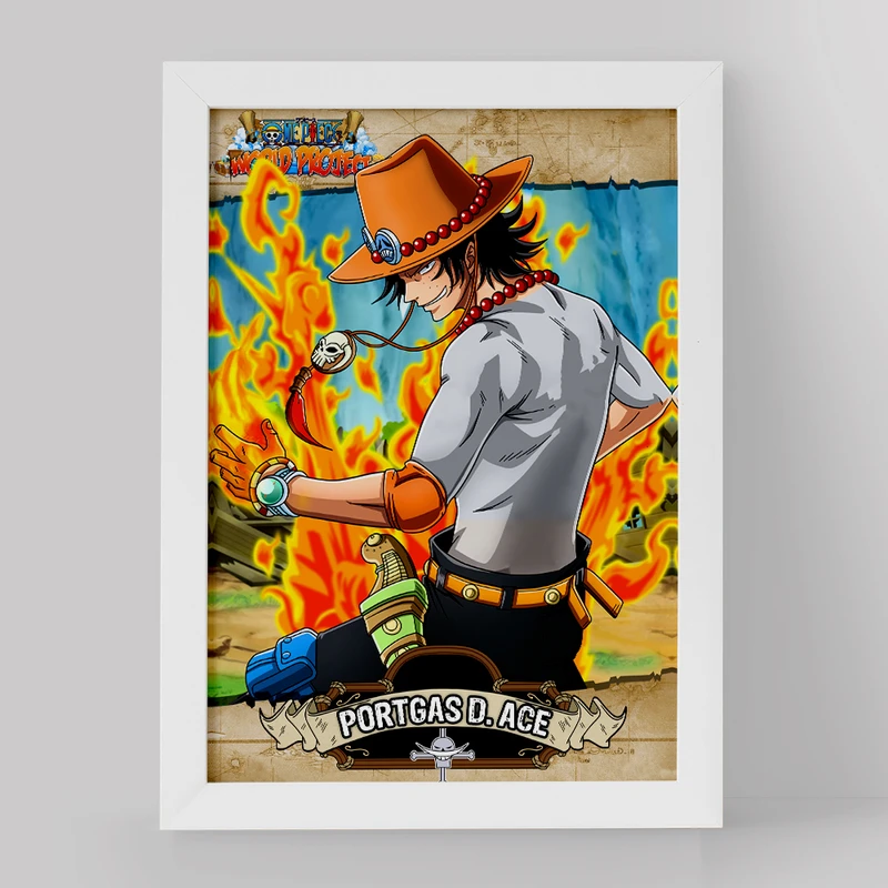 تابلو خندالو مدل پورتگاس انیمه وان پیس One Piece کد 17265