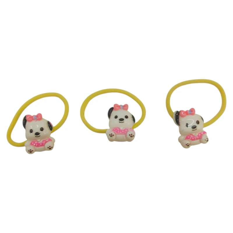 کش مو دخترانه مدل پوم پوم پرین بسته 3 عددی