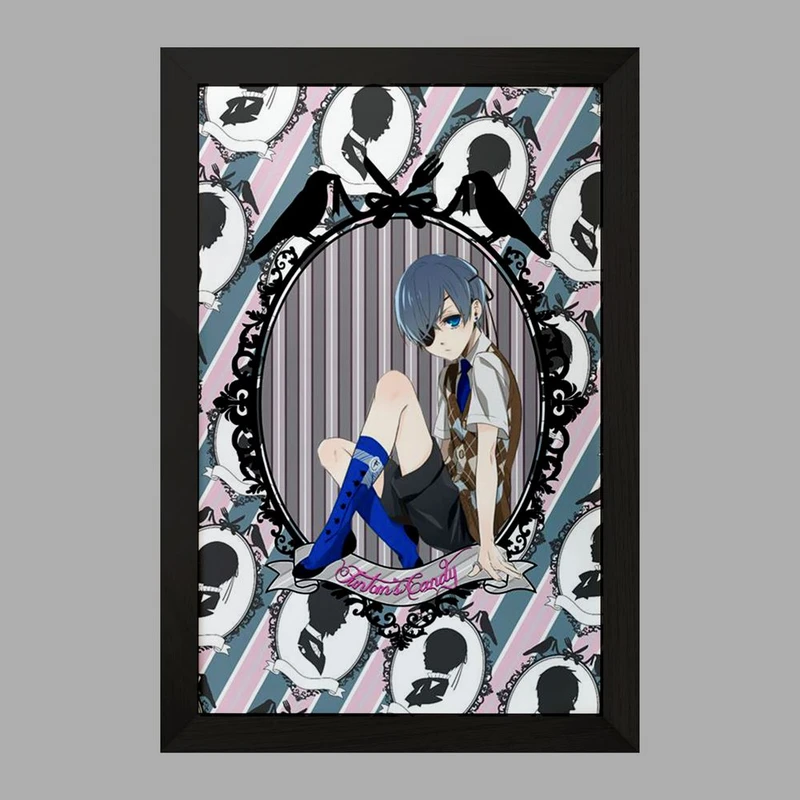 تابلو خندالو مدل شیل انیمه خادم سیاه Black Butler  کد 16344