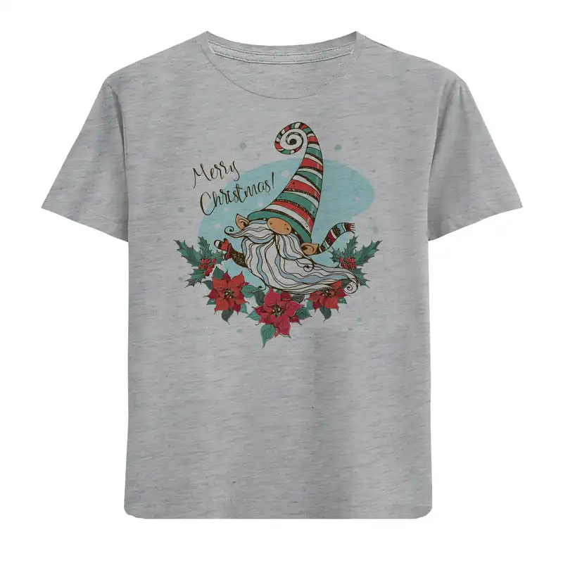 تی شرت آستین کوتاه پسرانه مدل کریسمس N02