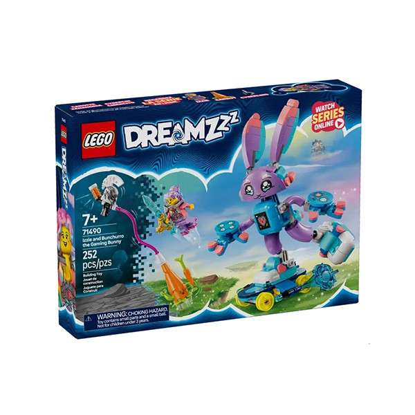 لگو 252 تکه سری دریمز مدل Izzy and Banchoro the Rabbit Gamer کد 71490