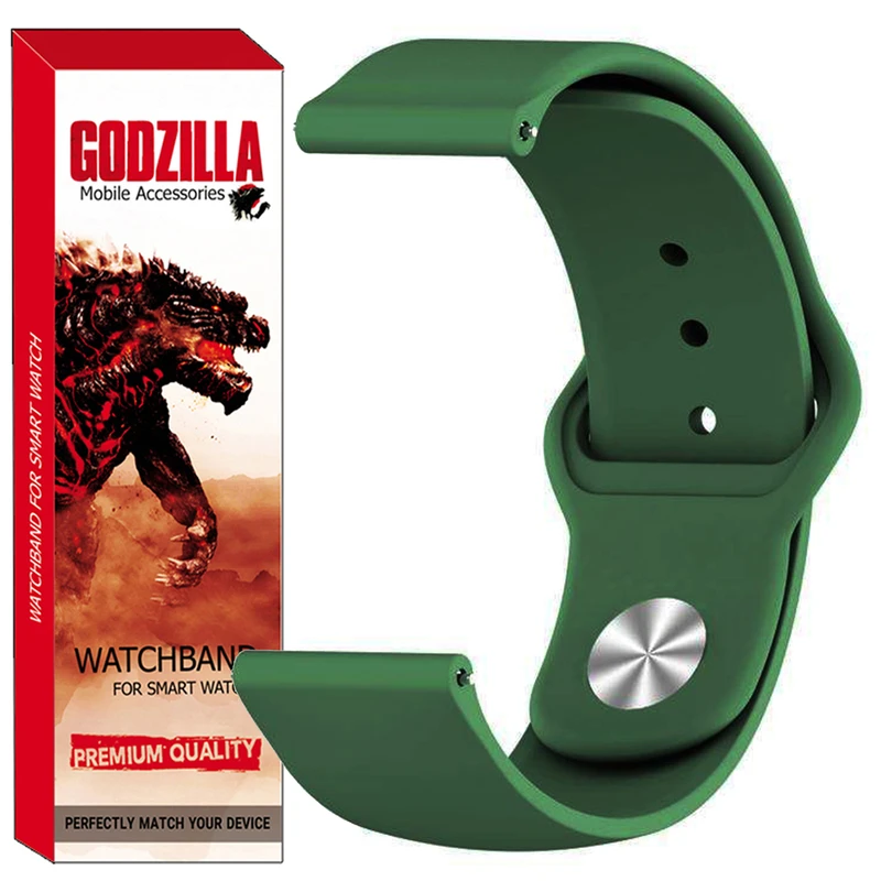 بند گودزیلا مدل Silicone مناسب برای ساعت هوشمند تی سی ال HD1 3D Hero2 / HD1 3D Hero1 (22MM)