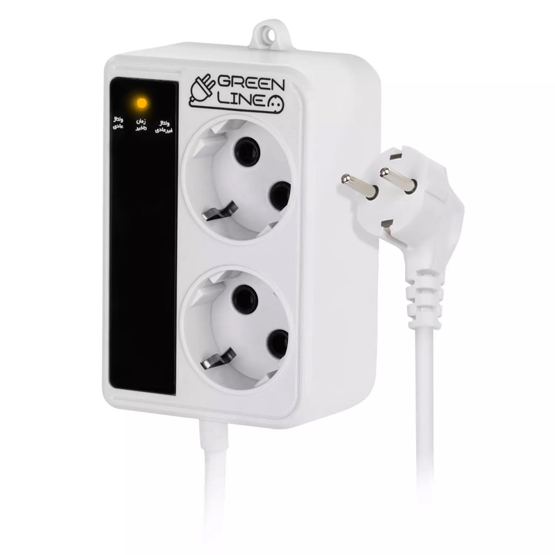 محافظ ولتاژ گرین لاین مدل GLP162-RW-1.8m