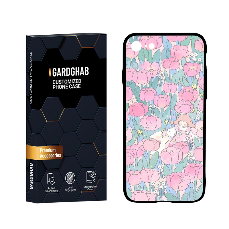 کاور گارد قاب مدل دخترانه مناسب برای گوشی موبایل اپل iPhone 7 / 8 / SE 2020 / SE 2022