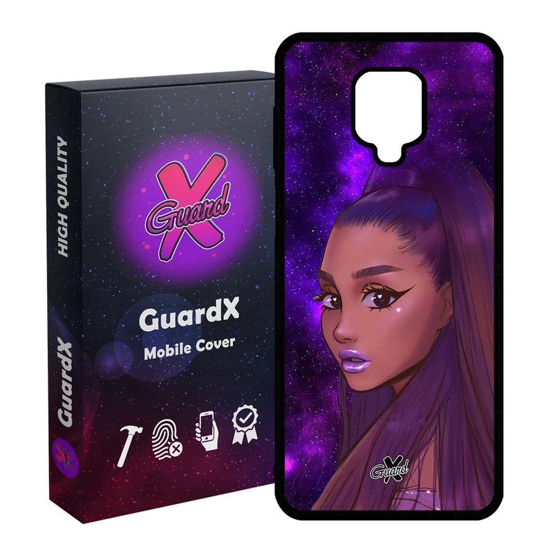 کاور گارد ایکس طرح Ariana مدل Glass10265 مناسب برای گوشی موبایل سامسونگ Redmi Note 9S / Note 9 Pro / Note 9 Pro Max