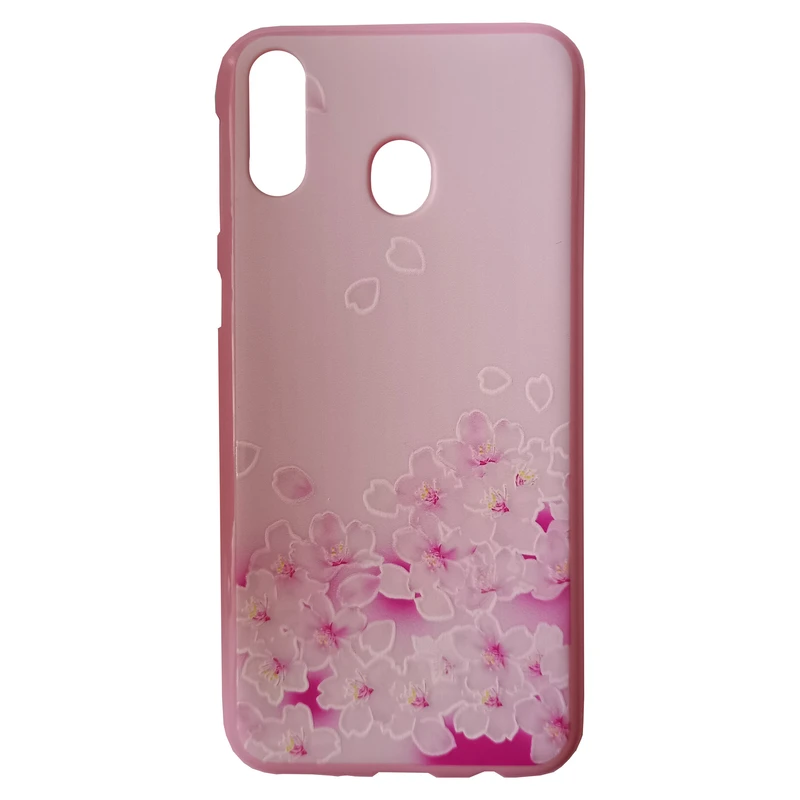 کاور مدل سیلیکونی کد 05 طرح گل مناسب برای گوشی موبایل سامسونگ Galaxy M20