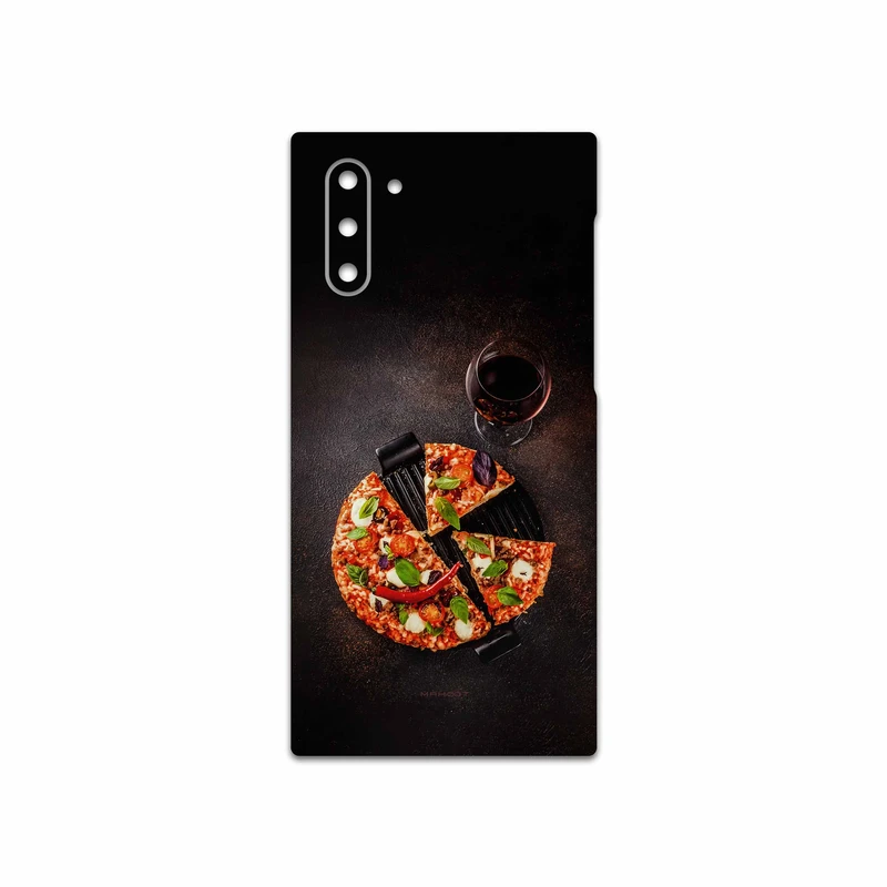 برچسب پوششی ماهوت مدل Pizza مناسب برای گوشی موبایل سامسونگ Galaxy Note 10