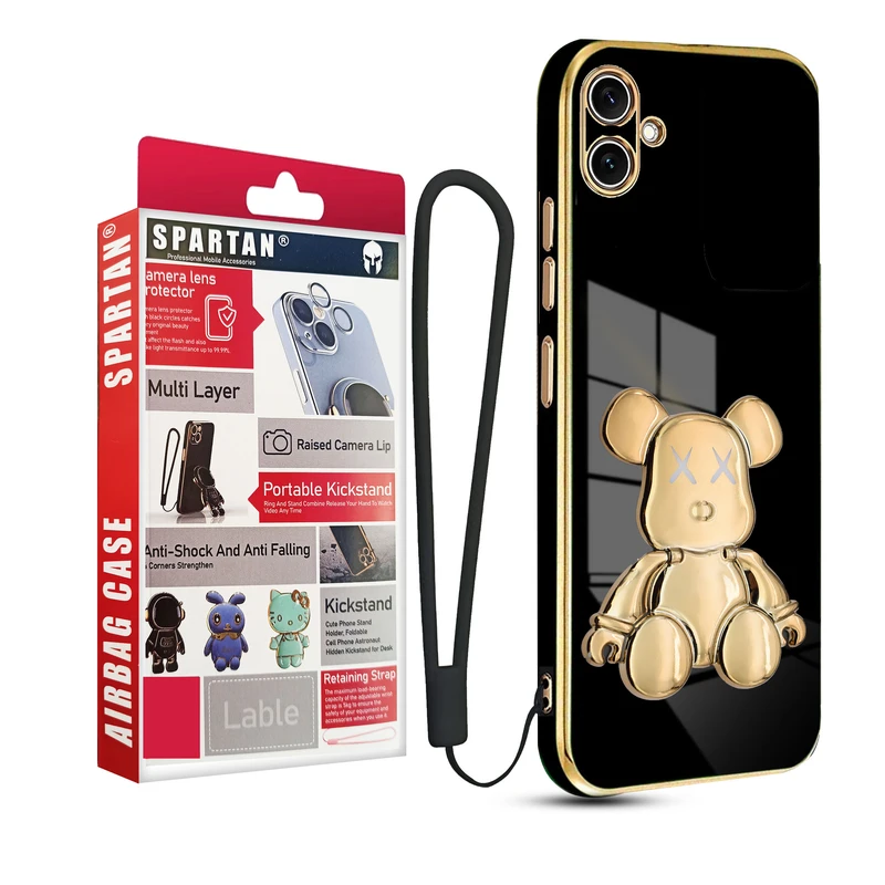 کاور اسپارتان مدل Teddy Strap مناسب برای گوشی موبایل سامسونگ Galaxy A05 به همراه بند