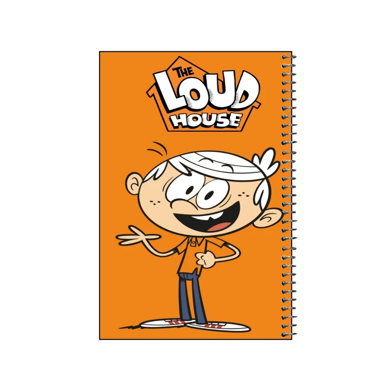 دفتر مشق 80 برگ سیمی مدل loud house