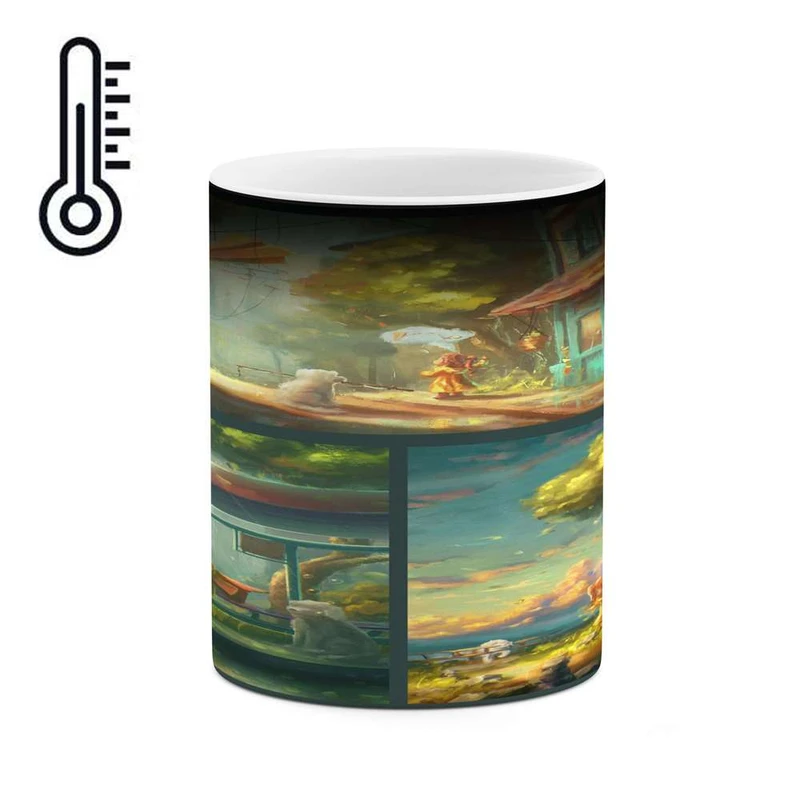 ماگ حرارتی کاکتی مدل نقاشی کد mgh13903