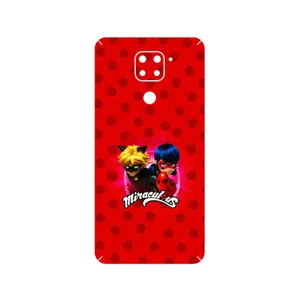 MAHOOT Ladybug and Cat Noir Cover Sticker for Xiaomi Redmi Note 9