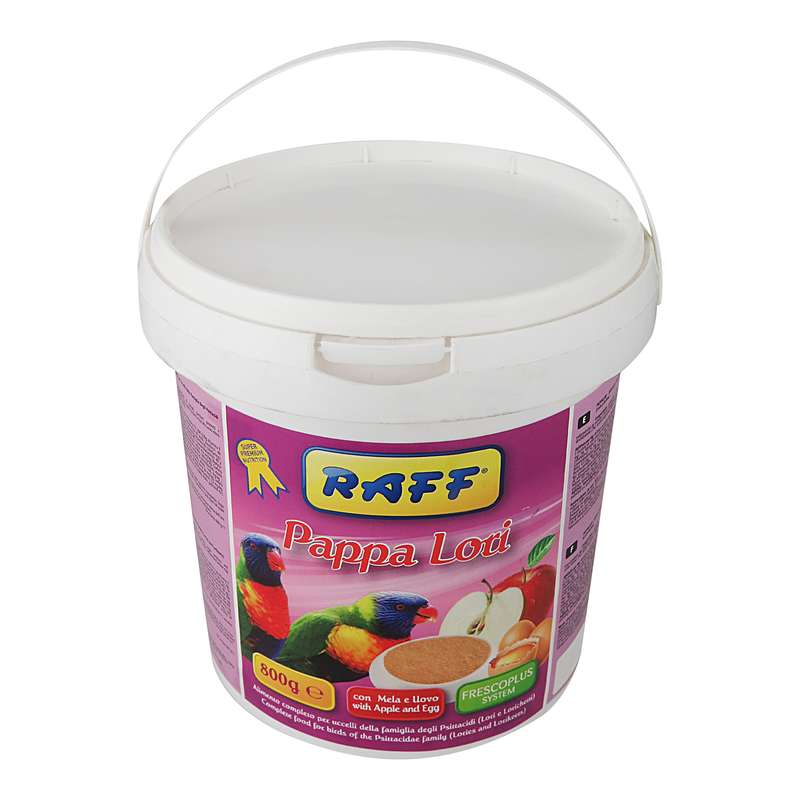 خوراک طوطی لوری راف مدل ایتالیا وزن 800 گرمی