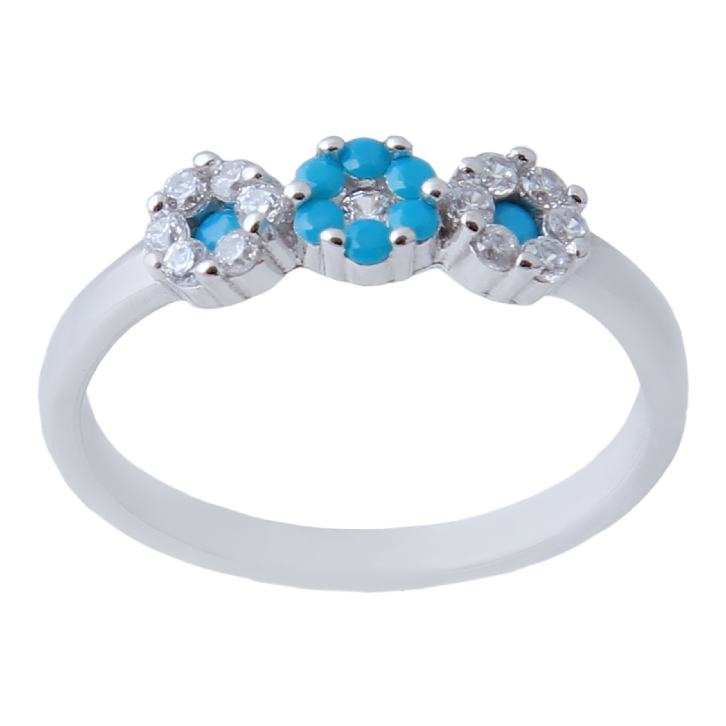  انگشتر نقره زنانه بازرگانی میلادی کد AWR_611