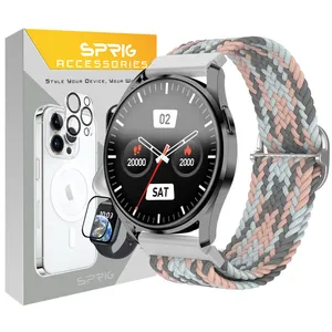 بند اسپریگ مدل Braided NC مناسب برای ساعت هوشمند سامسونگ Galaxy watch 6 40mm / 6 44mm / 6 classic 43mm / 6 classic 47mm