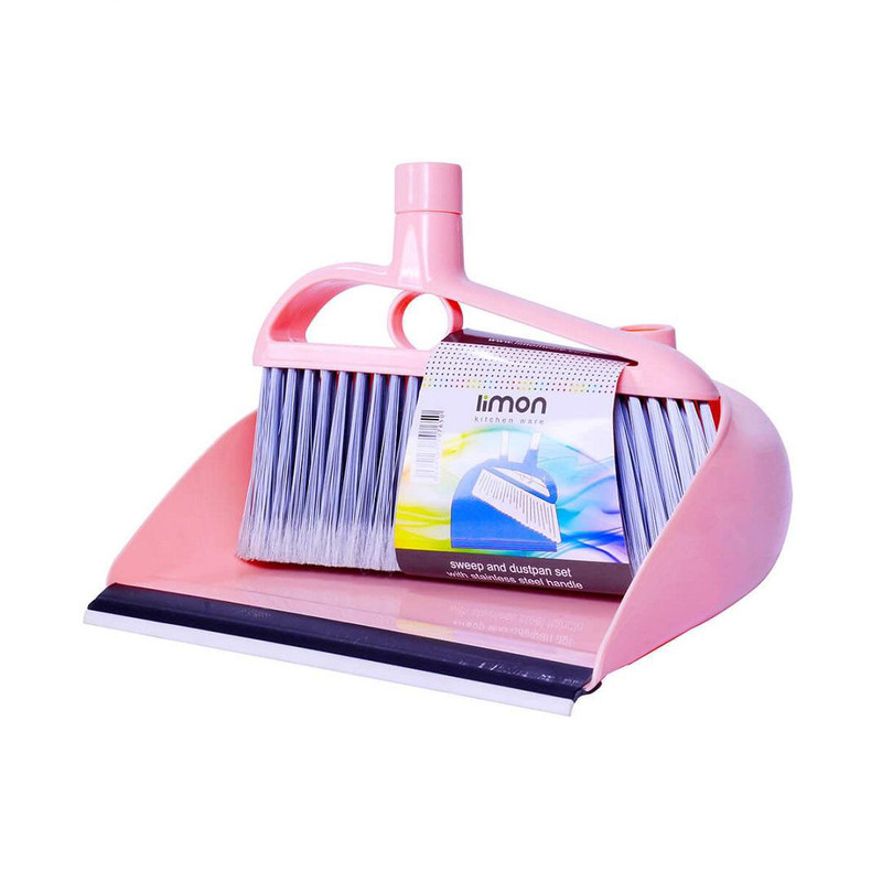 ست جارو خاک انداز لیمون مدل q311