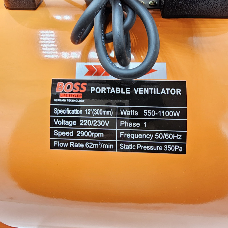 فن صنعتی دمنده مکنده قابل حمل باس مدل LIFE_STYLE