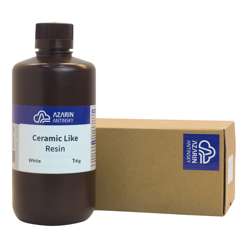 رزین پرینتر سه بعدی آذرین مدل ceramic like حجم 1 لیتر