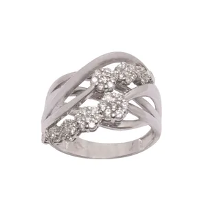 انگشتر طلا 18 عیار زنانه آلند کد 2202