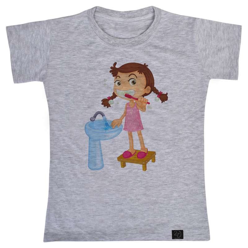 تی شرت دخترانه 27 مدل مسواک بزن کد G37