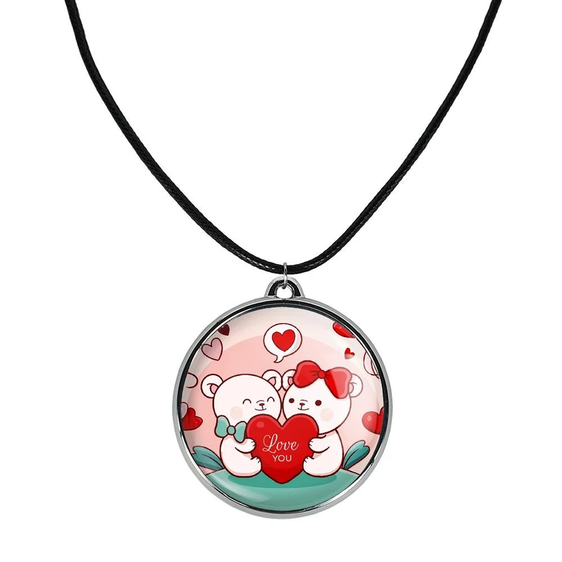 گردنبند خندالو مدل عاشقانه کد 2712727128