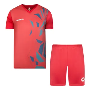 ست تی‌شرت و شلوارک ورزشی مردانه مکرون مدل لینز