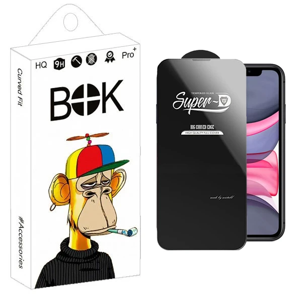 محافظ صفحه نمایش بوک مدل Transparent SuperD مناسب برای گوشی موبایل اپل iPhone 11