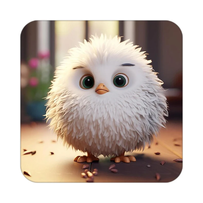 زیر لیوانی کاکتی طرح حیوانات کارتونی مدل mp28104