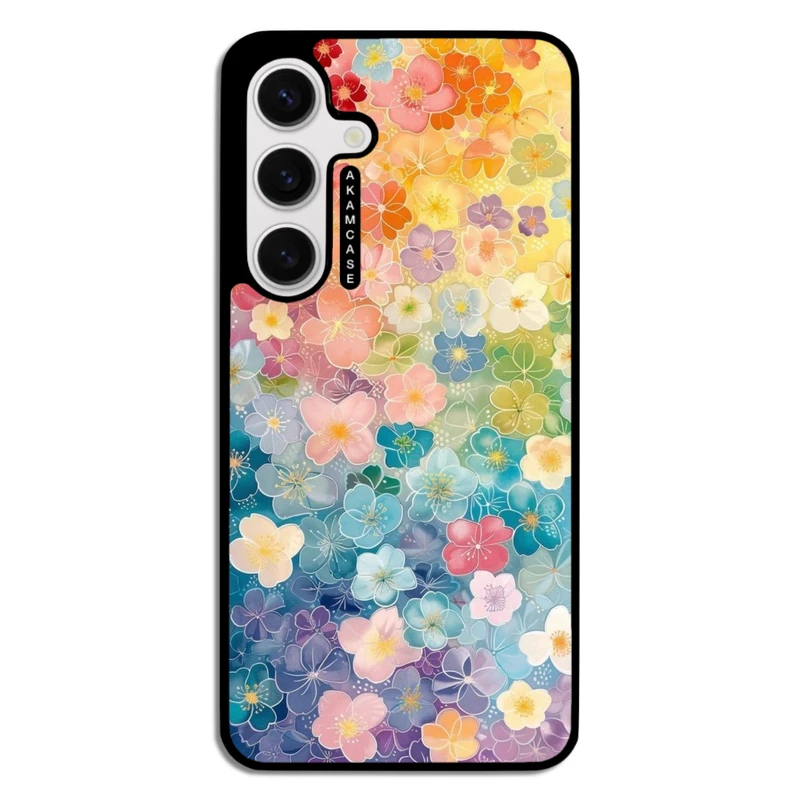 کاور آکام مدل AMC-WSGS24-FLOWERS-27 مناسب برای گوشی موبایل سامسونگ Galaxy S24