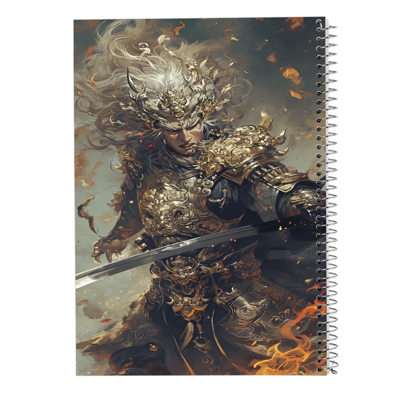 دفتر مشق 100 برگ مدوپد مدل حیوانات جنگجو کد DF14792