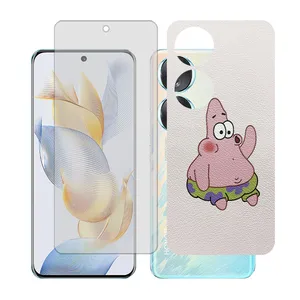 Glass together model matte screen protector suitable for Honor 90 mobile phone with back cover sticker