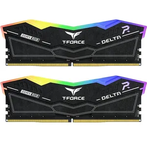 رم دسکتاپ DDR5 دو کاناله 6400 مگاهرتز CL40 تیم گروپ مدل DELTA RGB ظرفیت 32 گیگابایت