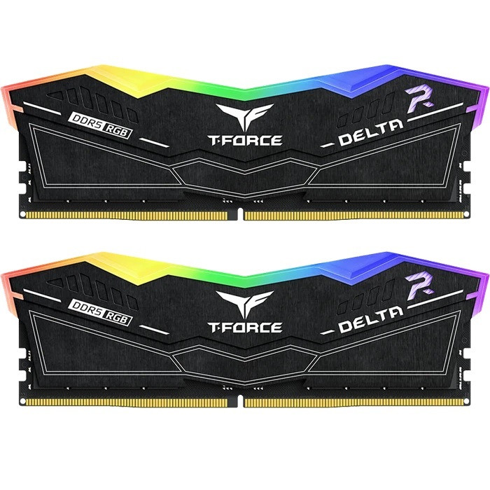 رم دسکتاپ DDR5 دو کاناله 6400 مگاهرتز CL40 تیم گروپ مدل DELTA RGB ظرفیت 32 گیگابایت