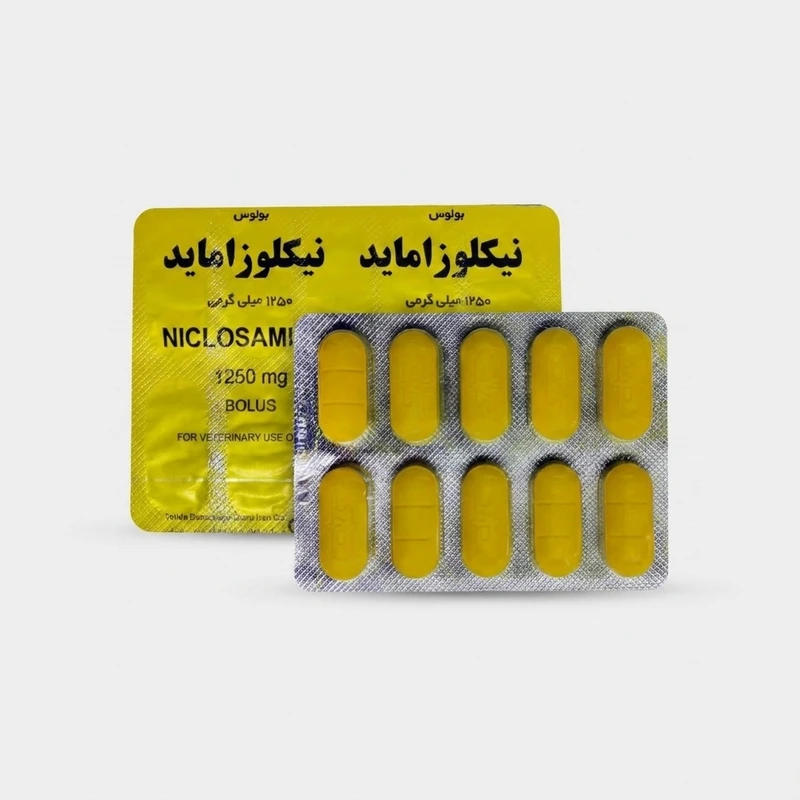 بولوس ضدانگل حیوانات مدل نیکلوزاماید بسته 10 عددی