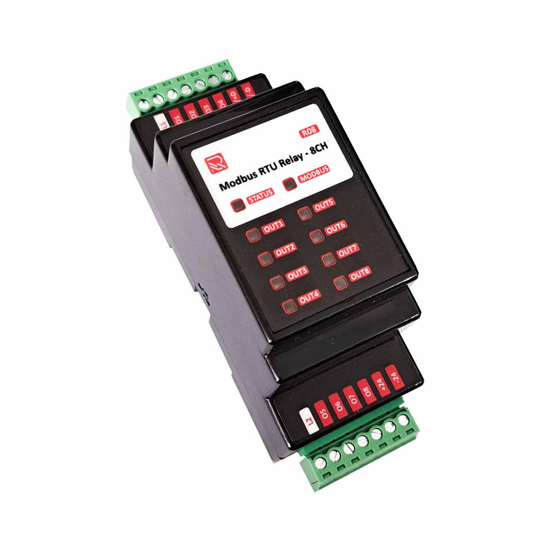 کارت رله 8 کاناله مدل R08