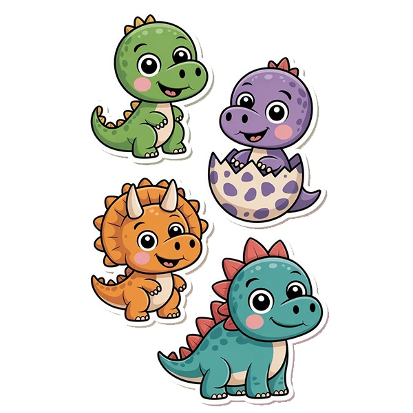  استیکر پارچه و لباس پاد آفرین طرح کارتونی کد 5125