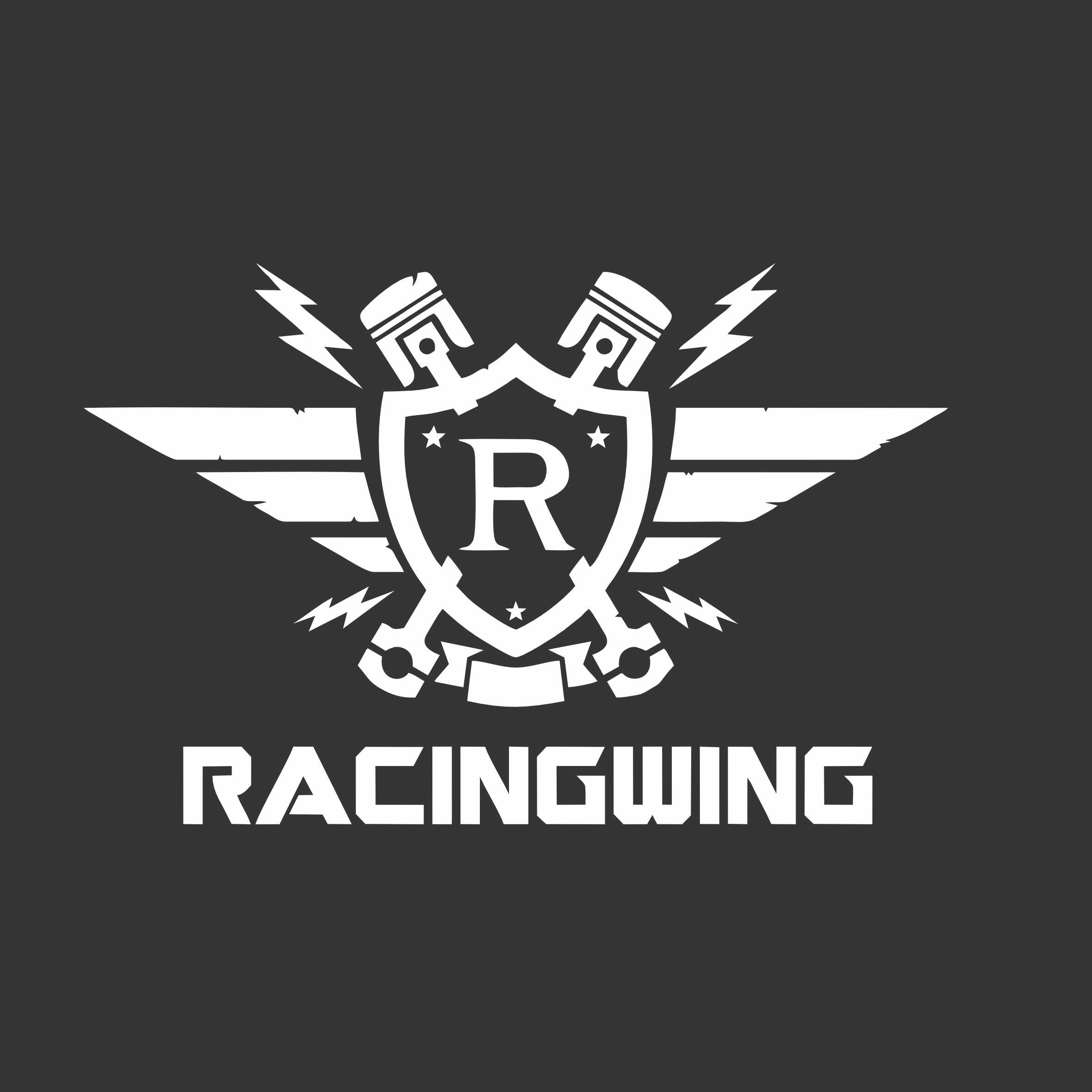 برچسب بدنه خودرو ونگارد طرح racingwing کد Sm15