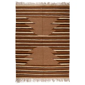 گلیم دستبافت سه متری مدل دکوراتیو کد A_A14040