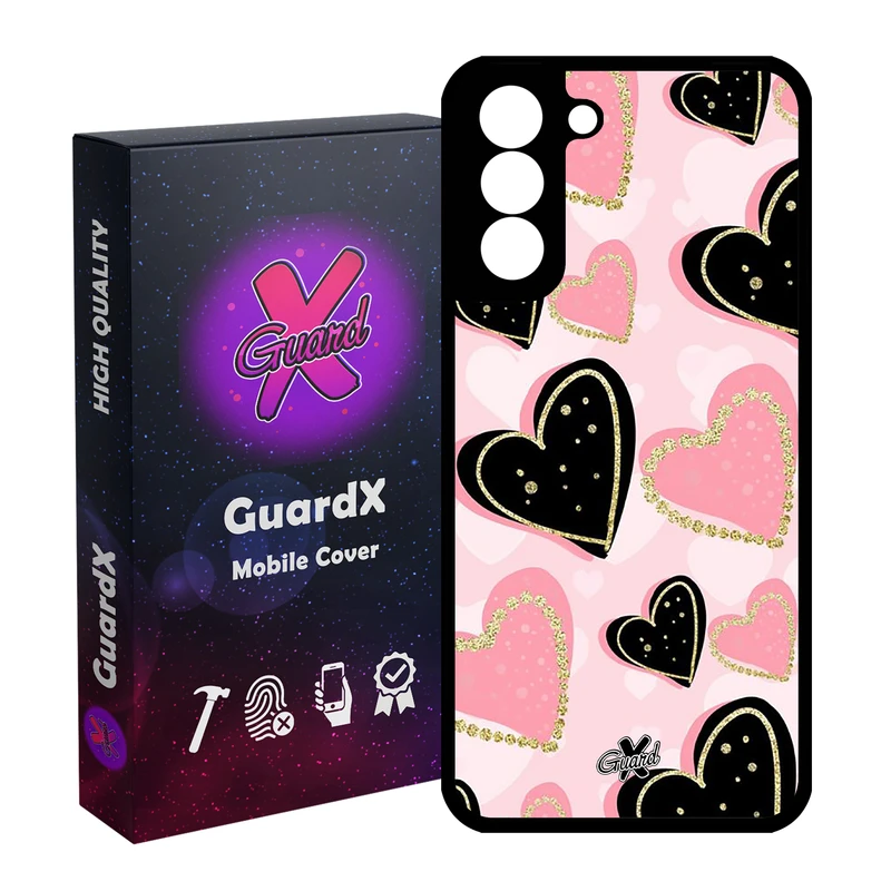 کاور گارد ایکس طرح Love مدل Glass10106 مناسب برای گوشی موبایل سامسونگ Galaxy S21 FE