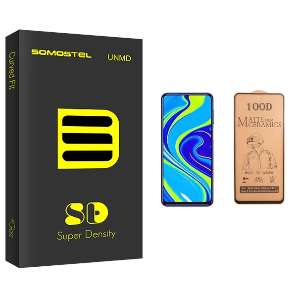 محافظ صفحه نمایش سرامیکی سوماستل مدل SD Glass مناسب برای گوشی موبایل شیائومی Redmi Note 9s