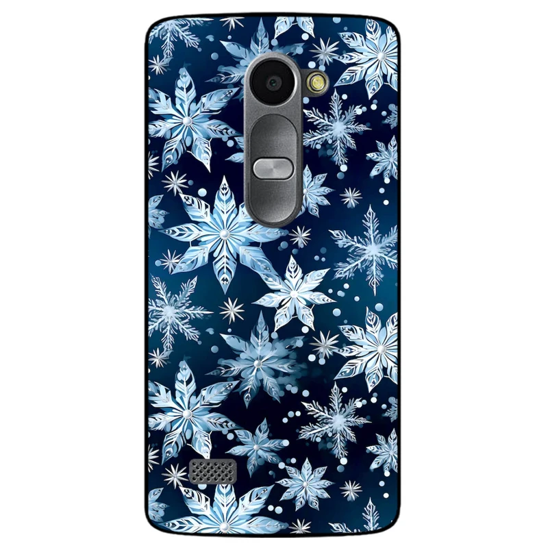 کاور مگافون طرح برف مدل 2824 مناسب برای گوشی موبایل ال جی Leon