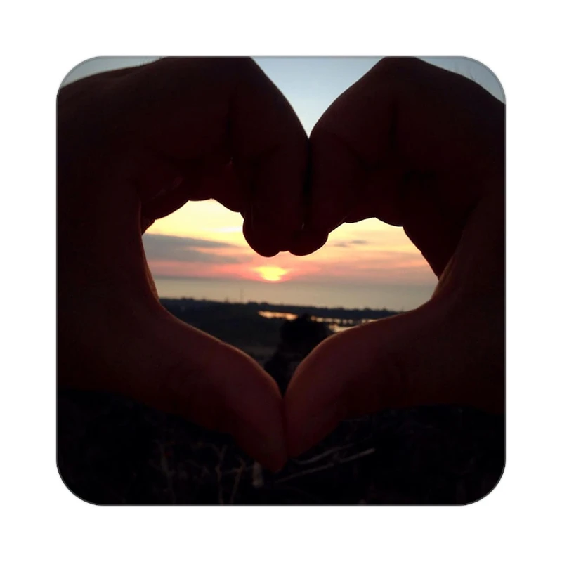 زیر لیوانی کاکتی مدل عاشقانه کد mp10926