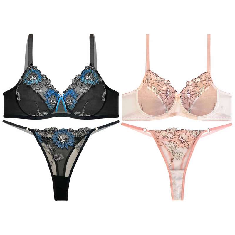 ست شورت و سوتین زنانه نوشه پوش کد 03-64002 مجموعه 2 عددی