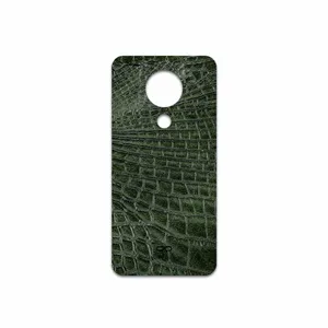 MAHOOT Green-Crocodile-Leather Cover Sticker for Nokia 3.4