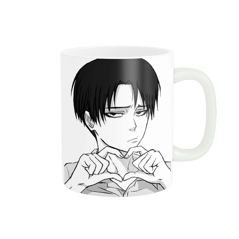 ماگ پادآفرین طرح انیمه اتک ان تایتان - نبرد تایتان ها - کاپتان لیوای Attack on Titan کد 0850
