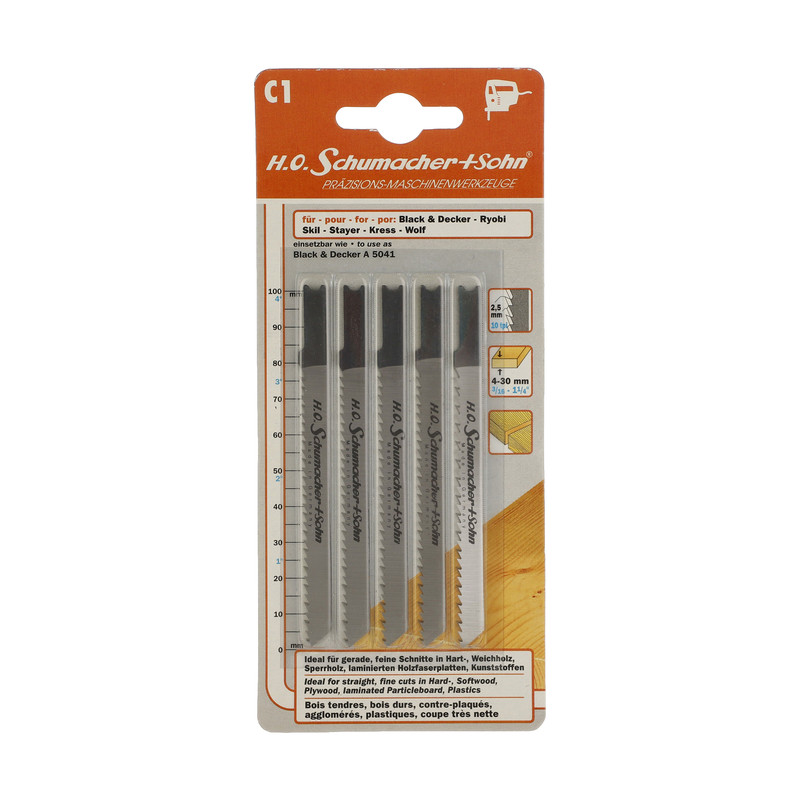 تیغه اره عمودبر اچ او شوماخر + سون مدل C1 بسته 5 عددی تیغه اره عمودبر اچ او شوماخر + سون مدل C1 بسته 5 عددی