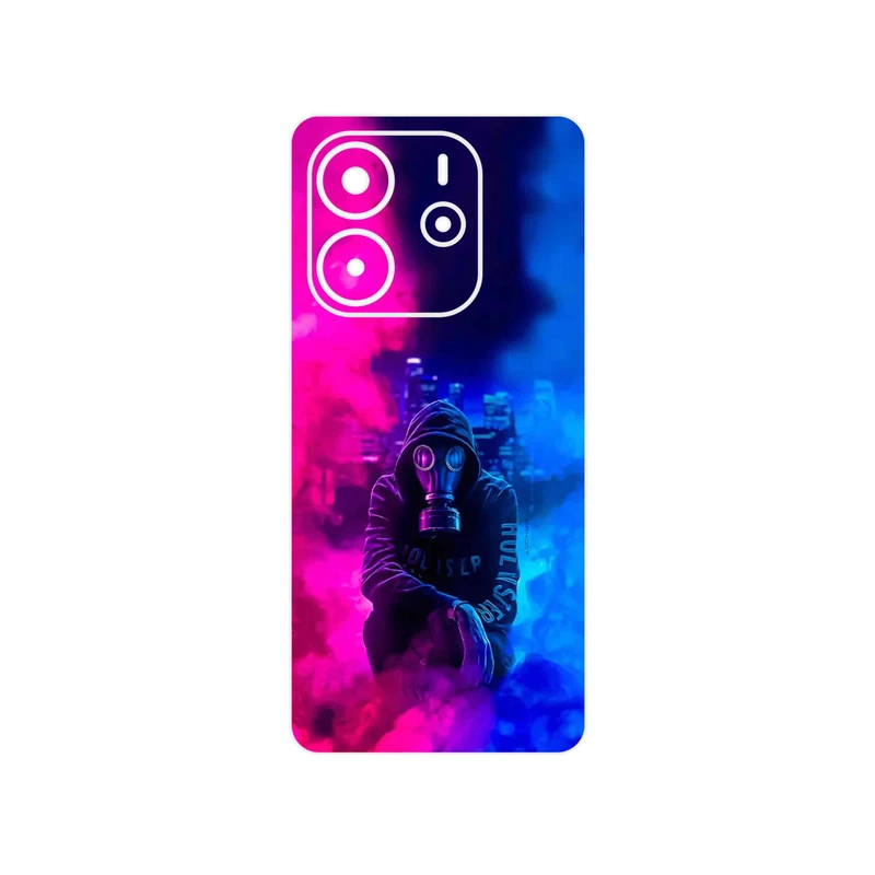 برچسب پوششی ماهوت مدل Smoke Rainbow Digital Art 2 مناسب برای گوشی موبایل شیائومی Redmi Note 14 4G