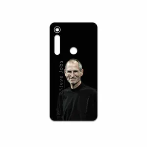 MAHOOT Steve Jobs Cover Sticker for Motorola One Macro