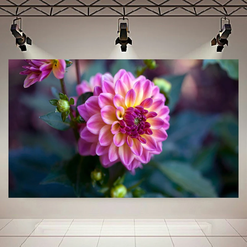 تابلو شاسی طرح گل مدل گلبرگ های با طراوت کد AR508